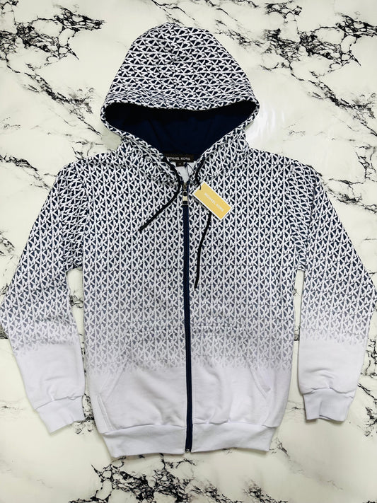 Poleron MK Multilogo Azul