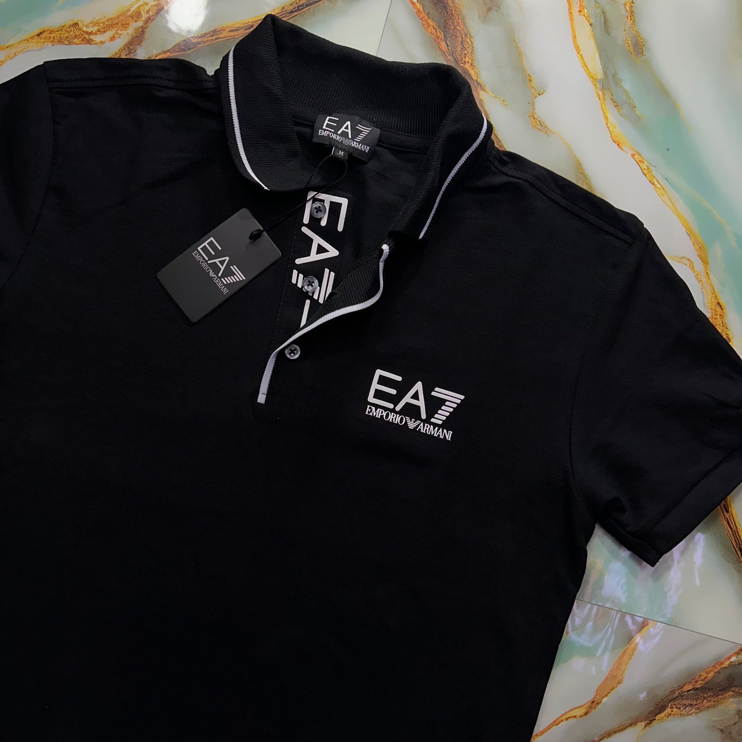 Polera EA7 pique